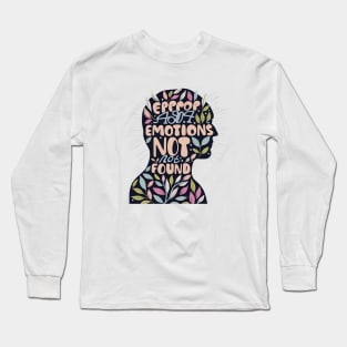 error 404 emotions not found Long Sleeve T-Shirt